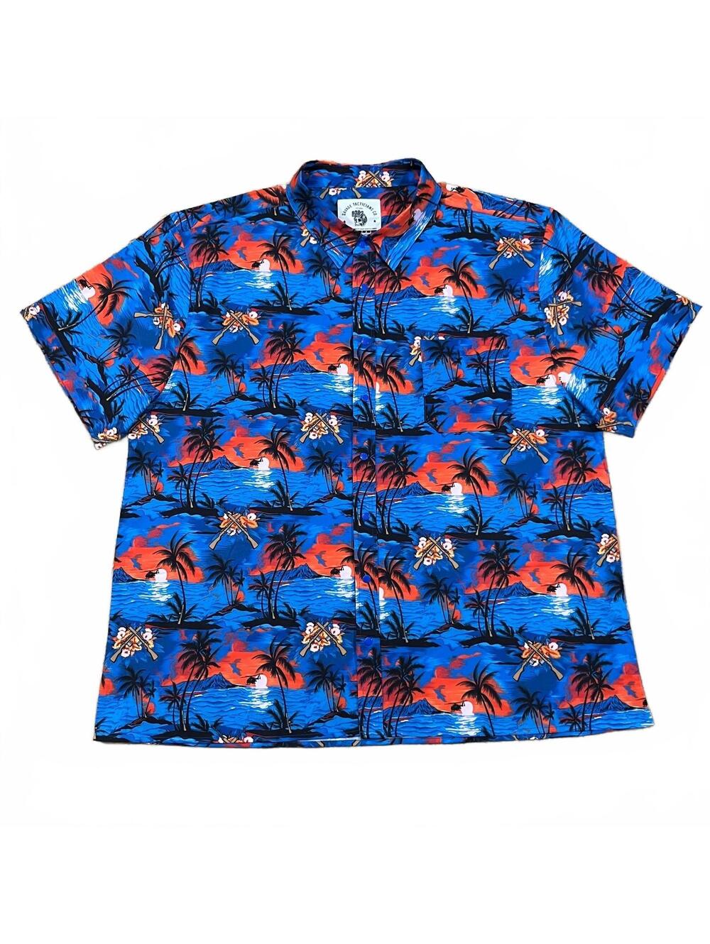 Savage Tacticians M14's Beachy Dreams Snap Up Hawaiian Shirt Size 2XL